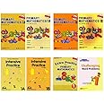 Singapore Math Primary Mathematics Complete Grade 1 Set (8 Books): 2 Textbooks, 2 Workbooks, 2 Intensive Practice, Extra Practice and Challenging Word