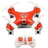 oneCase Cheerson CX-10 29mm 4 Channel 2.4GHz Radio Control RC Mini Quadcopter Helicopter Drone 6-Axis Gyro UFO with LED Flash Light - Orange