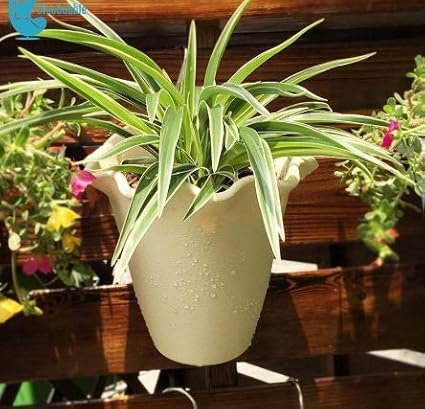 Mukhivala Wall Planter Brick Red Set of 2, Wall Mounted Garden Plant Flower Pot Basket Container Indoor Outdoor Use for Orchid Herb Aloe Succulent Cactus Home Office Porch Wall Decoration Gift