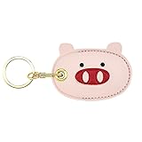 Leather Anti-Lost Keychain Case Cover for AirTags