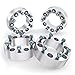 RockTrix - 2 inch (50mm) Silver Wheel Spacers (6x139.7 to 6x139.7, 108mm Bore, 12x1.25 Studs) Compatible with Infiniti QX4 QX56 Nissan Armada Frontier Pathfinder Titan Xterra - 6x5.5 4pcs