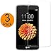 LG K7 Screen Protector 3 Pack, LG Tribute 5 Tempered Glass Screen Protector 9H Privacy Premium HD Clear Scratch Proof Anti-Glare Anti-Fingerprint Bubble Free Curved Film for LG K7/Tribute 5