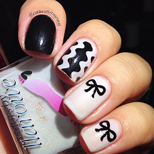 Bow Nail Vinyls By Twinkled T - 1 Sheet of 96 Bow Vinyls