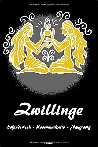 Zwillinge Erfinderisch Kommunikativ Neugierig Notizbuch