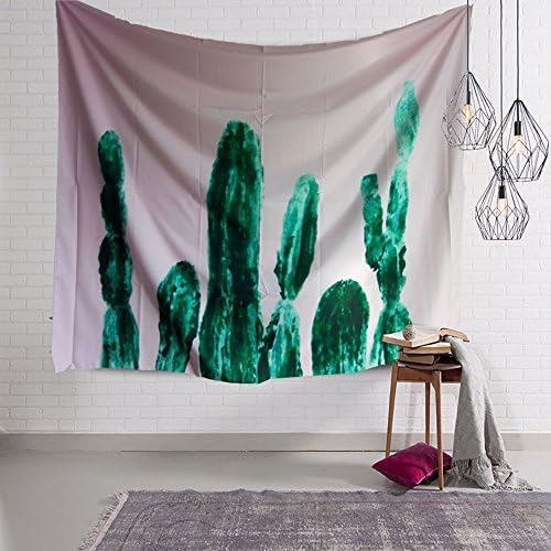 Cactus Tapestry Mandala Tapestry Boho Style Wall Decor Art for Living Room,Bedroom,Dorm (A, 50''X60'')