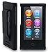 Nakedcellphone Black Hard Shell CASE Cover with Belt Clip Holster for Apple iPod Nano 7 7th 8th GEN Generation