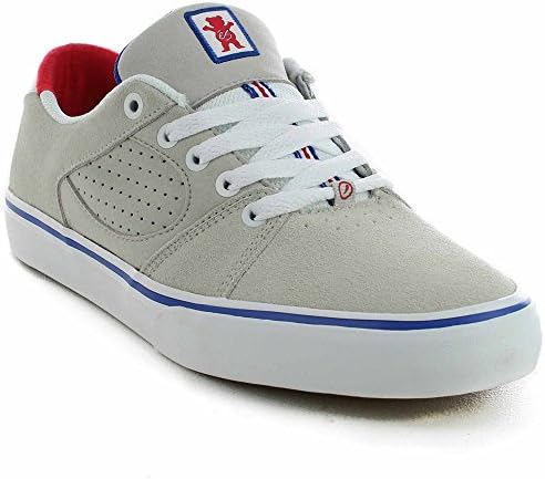 eS Men's Square Three Skate Shoe, Grizzly White, 8 Medium US