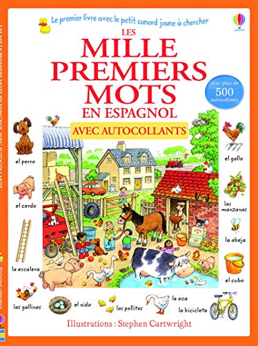 Les mille premiers mots en espagnol : Avec autocollants by Heather Amery, Mairi Mackinnon, Isabel Sanchez Gallego