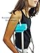 Crutcheze Premium USA Made Crutch Pad and Hand Grip Covers | Comfortable Underarm Padding Washable Breathable Moisture Wicking Fabric - Accessories for Adult & Youth Crutches (Turquoise)