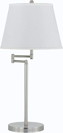 brushed metal table lamps