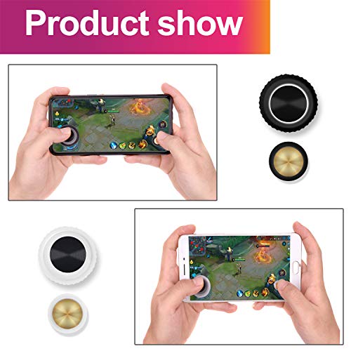 Mobile Game Joystick Button - GTOTd Mobile Game Controller,Touch Screen Joypad Game Controller for Mobile Tablet Smart Phone Joystick [2 Pair] - Thumbnail 5