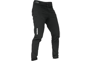 FORBEMK Boys Youth Bike Pants Kids MTB Pants Quick-Dry Lightweight Breathable Girls Hiking Running Outdoor Sweatpants-Black-1