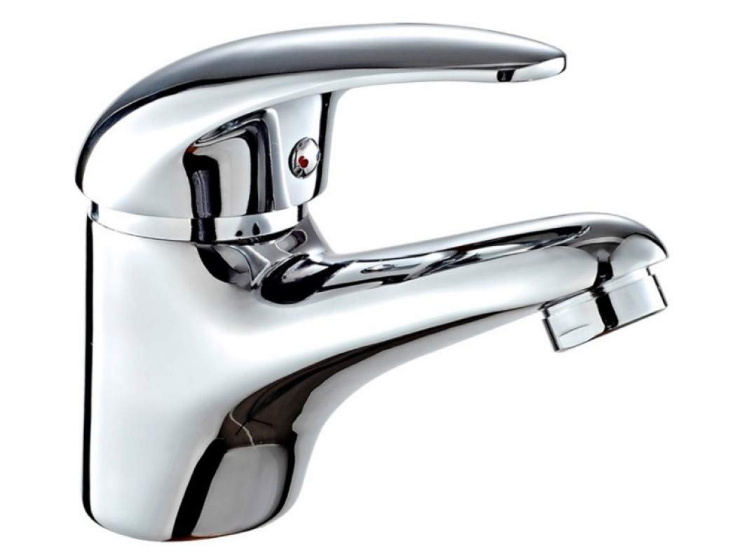 DP Bath Naranjo - Single lever basin mixer tap, 35mm, silver