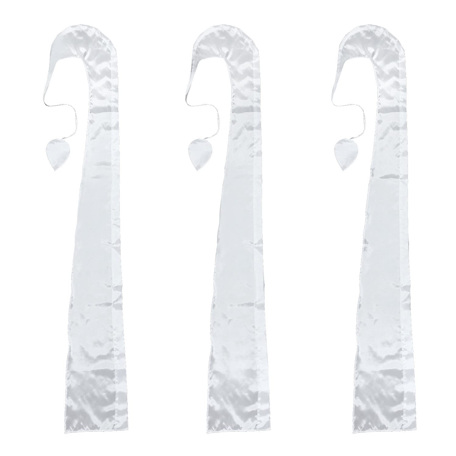 Pink Pineapple Parachute Silk Coloured Festival Flag Party Beach Sign with 2 Metres of Printable Fabric - No Pole Included - Set of Three (White)