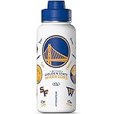 Hydrapeak x NBA Officially Licensed Golden State Warriors 32oz Active Water Bottle Chug Lid Stainless Steel Reusable Double Wall Celebrating The City Of San Francisco