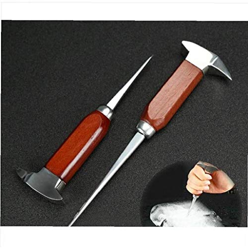 BYFRI Küche Eispickel Edelstahl-EIS-Crusher Holzgriff Japanese Style Ice Chipper Professionellen Barzubehör – Bild 7