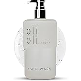 OLIOLI Botanical Hand Wash 15.2oz | Gentle, pH-Balanced Liquid Hand Soap with Aloe | Hydrating Cleanser for Soft, Refreshed Skin | Coastal-Inspired Luxury Hand Wash for Daily Use
