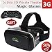 Motoraux 3D VR Glasses Virtual Reality Headsets Suitable for Google, Samsung Note, LG, Huawei, HTC, Moto Screen Smartphone (4.5-5.5 Iches)