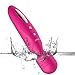 XUANAI Automatic Heating Wand Massager with 12 Powerful Speeds & Astonishing Vibration Modes, Rechargeable Handheld Body Massager for External Elvet-Smooth Sensation 100% Waterproof (Purple) (Pink)