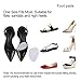 foot pad Pain Relief Self Sticking and Re Usable for High Heels Ball of Foot Cushions, Pack of 2