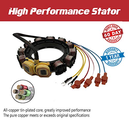 JETUNIT Stator For Mercury Mariner Outboard 9Amp Coil 3085hp