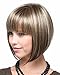 TSNOMORE Bob Bleach Blonde Wigs for Women, Short Straight Wig, Suitable for Daily and Party Halloween (Bleach Blonde)