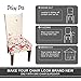 Deisy Dee Stretch Chair Cover Removable Washable for Hotel Dining Room Ceremony Chair Slipcovers Pack of 6