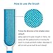 Pet Hair Remover Brush - Fur & Lint Removal Brush with Self-Cleaning Base - Double-Sided Dog & Cat Hair Remover for Furniture, Couch, Carpet, Clothing