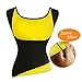 Women's Hot Sweat Slimming Neoprene Shirt Vest Body Shapers for Weight Loss Fat Burner Tank Top (Large, Black)
