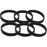 Middrivr 6PCS Intake Manifold Rubber Sealing Gasket, OE 11617547242 | Black Round Rubber Intake Seals, Intake Manifold Gasket Seal, Intaked Manifolds Lower Case Seals Set, for Most Cars