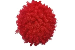 miduoidn Hair Colorful Wigs Curly Clown Cosplay Accessories Fluffy Soccer Fans Hairstyle Carnival Kids Stage Performance Hall