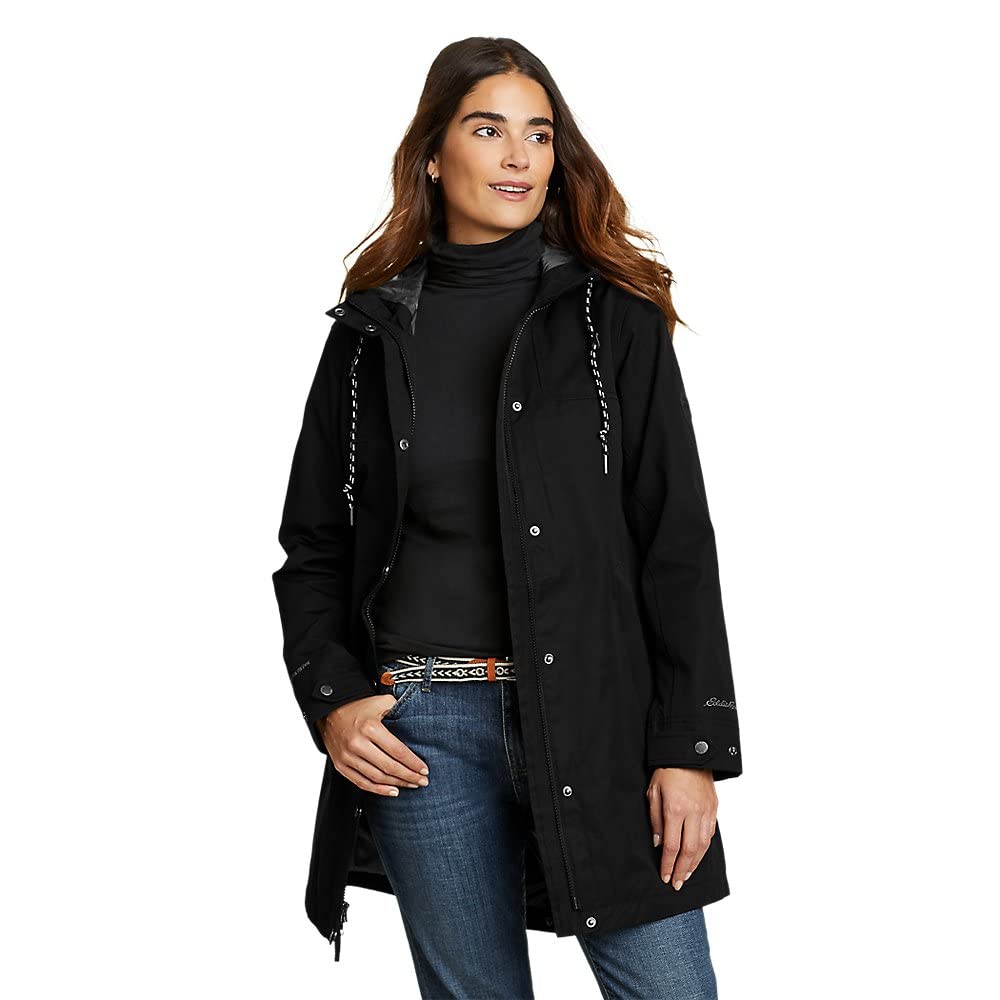 Eddie Bauer Women’s Charly Parka, Black, Medium