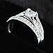 Princess Cut Wedding Engagement Ring, 925 Sterling Silver (sterling-silver, 9)