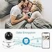 Wireless IP Security Camera, Nanny Cam, 1080P WiFi Home Surveillance Indoor Camera Pan/Tilt with Cloud Service, Motion Tracker, Auto-Cruise, Night Vision, Two-Way Talk Elder/Pet/Office/Baby Monitor