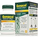 GENACOL Plus Glucosamine and Collagen Peptides 2-in-1 Joint Supplements for Men and Women - 90 Capsules | Hydrolyzed Colagno Pills for Joint Support and Relief | Grass Fed GMO-Free Vitamins