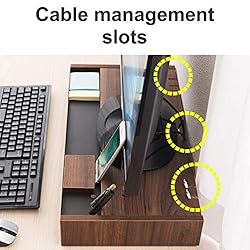 SANWA Stable Desk Monitor Stand Riser with Metal
