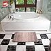 GRAND ERA Luxury Extra Thick Microfiber Bath Mat Non-Slip Bathroom Rug for Bedroom and Bathroom, Water Absorbent, 24 x 36 Inches, Tan