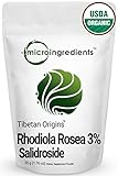 Micro Ingredients Organic Rhodiola Rosea (3% Salidroside) Extract Powder - Improve Brain Energy & Stress Relief (55g/1.94oz)