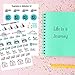 Life & Apples Planner Stickers for Productivity, Fitness, Holidays, Student, Mom, Work and Inspiration - 493 Variety Sticker Set for Monthly, Weekly, Daily Planners, Journals and Calendars