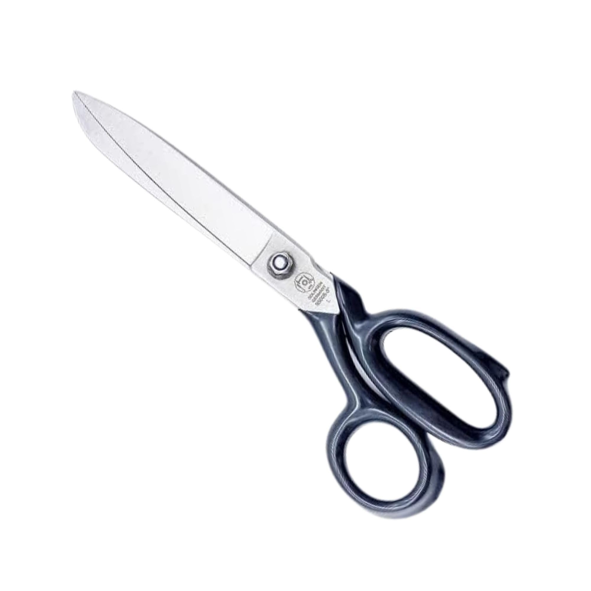 NTS Dressmaking Scissors for Left-Handed Users, Fabric Scissors, Textile Scissors, Blue Pleated, Left-Handed Scissors, 8.0 Inches (21 cm), Made of Forged Carbon Steel C60