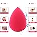 Makeup Blender Beauty,Foundation Blending Sponge, Flawless for Liquid, Creams, Blending Cosmetic, Egg Shaped Set for Concealer Contouring Powder, Multi-Color Makeup Sponge（Rose）-1 Piece