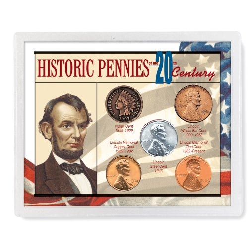 American Coin Treasures Kids - Historic Pennies of The 20th Century Coins & Stamps