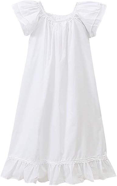 Amazon Com F G Y Nightgowns For Girls Long Vintage Soft Cotton