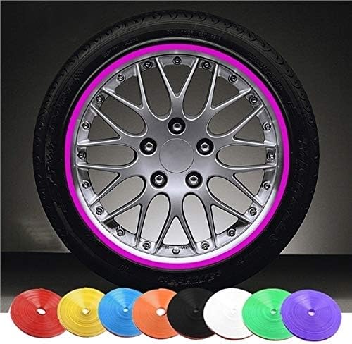 yosi 1PCS, 10 Color 8M/ Roll New Styling IPA Rimblades Car Vehicle Color Wheel Rims Protector Tire Guard Line Rubber Moulding Trim