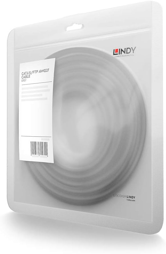 LINDY 2m Cat.6 S/FTP Ethernet Cable, Grey - Image 4
