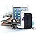 SPEEDWOLF 15,000MAH Waterproof Powerbank Dual USB Portable Chargers Solar Power Bank Battery for iPhone Android cellphones with 3in1 USB Cable and 2LED Flashlight for Emergency Outdoor Camping Travel