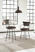 Amazon Com Signature Design By Ashley Moriann Counter Height Bar Stool Two Tone Furniture Decor
