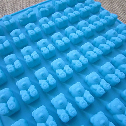 ☀ Dergo ☀ 53 Cavity Silicone Gummy Bear Chocolate Mold Candy Maker Ice Tray Jelly Moulds - Thumbnail 2
