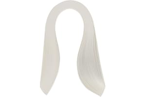 VIAGASAFAMIDO White Quilling Paper Strips,12 Colors 600 Strips Paper Quilling Paper Strips, Origami Stars Double Sided Art Strips,DIY Paper Folding Lucky Star Strips Design Drawing Handcraft Tool (02)