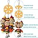 Coppthinktu Bird Toys, Parrot Toys with Bells, Parrots Cage Chewing Toy with Colorful Wood Beads, Multicolored Wooden Block Bite Toys for Macaw African Grey Cockatoo and a Variety of Amazon Parrotsthumb 2